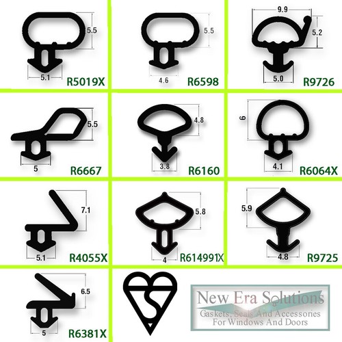 Upvc window door gasket - &,