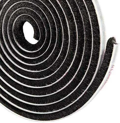 Black self adhesive draught - black,