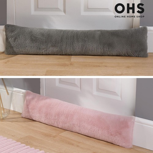 Faux fur fleece draft - draft, excluder