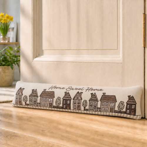 Door draught excluder happy - door,