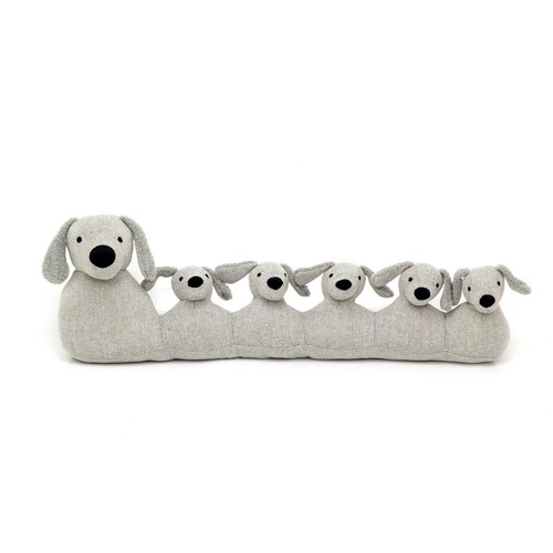 71cm grey dog draught excluder - 71cm,