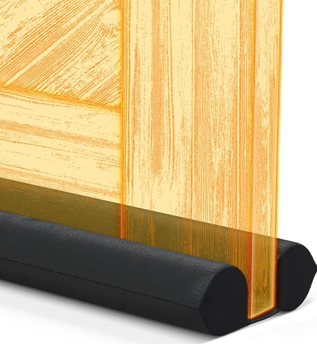 Double sided draught excluder - double,