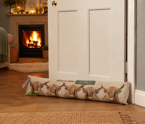 Draught excluder highland cows - highland,