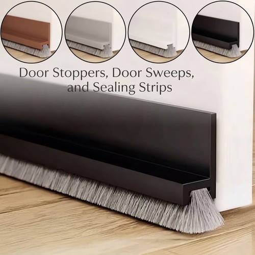 Door brush seal strip - door, pvc